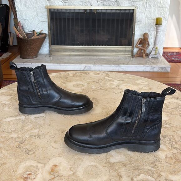 Dr Martens Slip 2976 Alyson Black Snowplow Classic Doc Leather - Picture 8 of 16